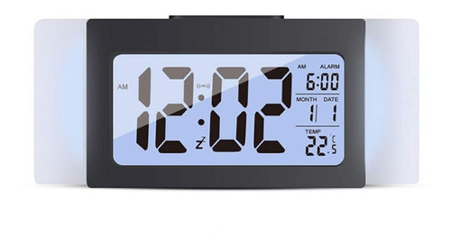 Reloj Despertador Digital Display Led Luz Temperatura