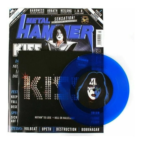 Kiss Ace Frehley Metal Hammer Alemanha Compacto Limitado
