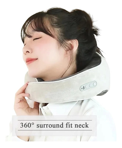 Masajeador Almohadilla Para Cuello En Forma De U Recargable
