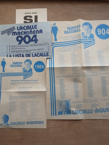 Elecciones 1989 Lista 904  Partido Nacional