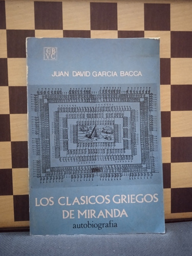 Los Clásicos Griegos De Miranda- Juan David García Bacca