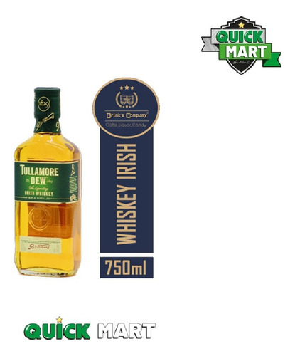 Irish Whiskey Tullamore Dew 750ml - mL a $133