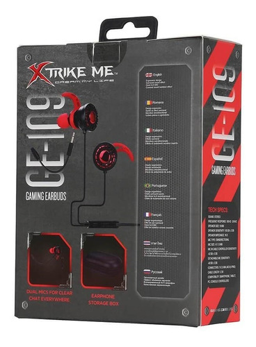 Imagen 6 de 7 de Auriculares C/micrófono Gamer Xtrike Me Ge-109 + Cuota -*