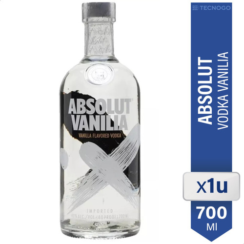 Vodka Absolut Vainilla Vanilia Vodka Saborizado - 01almacen