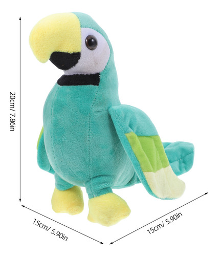 Juguete De Peluche Con Forma De Loro De Peluche, Simulador D