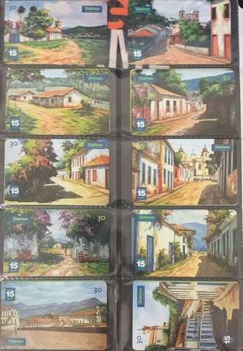 Serie Arte Colonial Rio, Minas / Telefonica / 10 Cartões