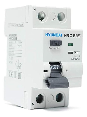 Protector Diferencial Hyundai Hrc 40a 30ma