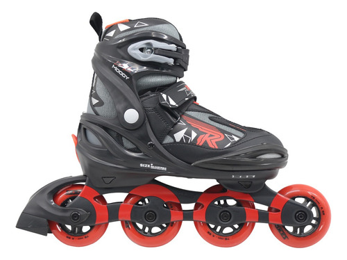 Patines En Línea Moody Tif Black Red