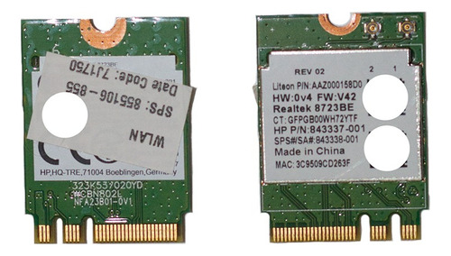 Wifi Hp 15-bs020la 8723be 843337-001 843338-001 (Usado)