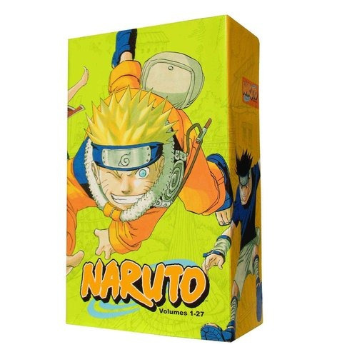 Caja Set Naruto Volumenes 1-27 Con Premium (versión En