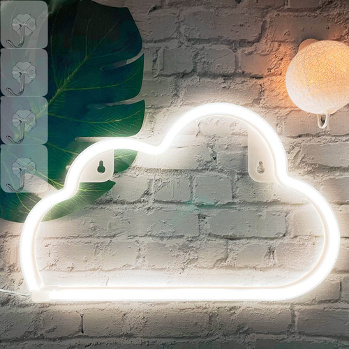 Vifulin Luces De Nube Para Dormitorio, Luz De Neon De Nube, 