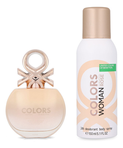 Set Benetton Colors Rose 2pzs - Dama