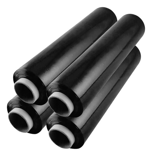 Vinipel Industrial Negro De 50 Cm X 500m Paquete X 6 Rollos 