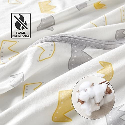 Saco De Dormir Tillyou - Algodón, Bebé 18-24 Meses, Gris