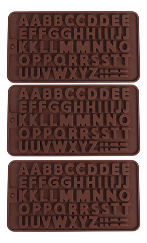 Molde De Silicone Para Bolo De Chocolate Com Letras Em