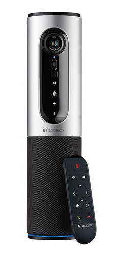 Imagen 1 de 2 de Cámara web Logitech ConferenceCam Connect Full HD color plateado