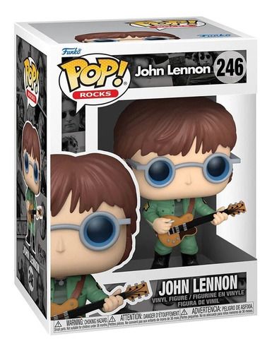Imagen 2 de 2 de Figura De Acción John Lennon De The Beatles 5787 De Funko Pop! Rocks