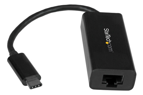 Adaptador Startech Usb-c A Ethernet Gigabit Negro 