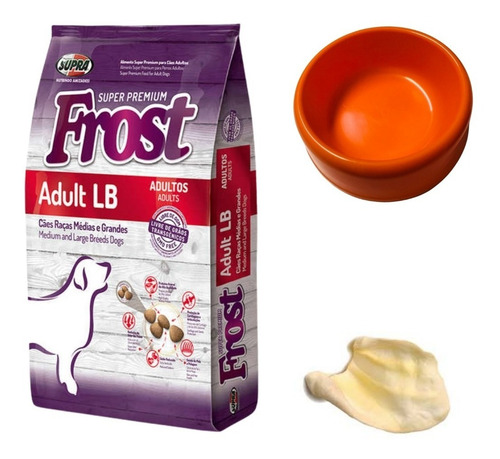 Imagen 1 de 2 de Frost Adulto Lb 17 Kg + Plato + Oreja + Envío Gratis!