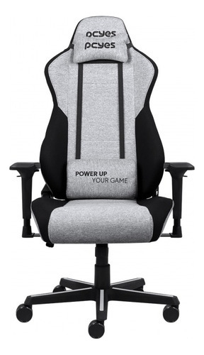 Cadeira Gamer Mad Racer V8 Turbo Giratória Rodas Cinza