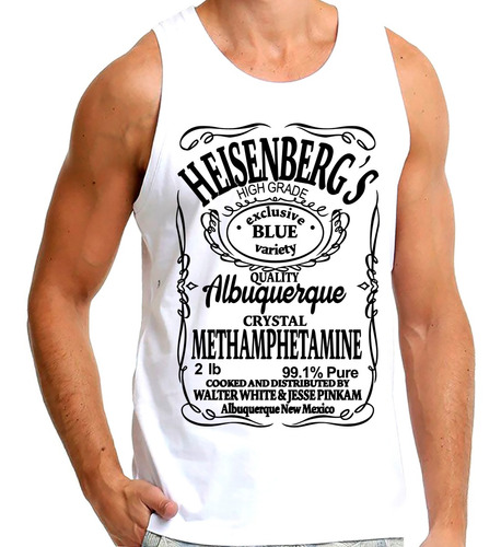 Camiseta Regata Heisenberg Whisky