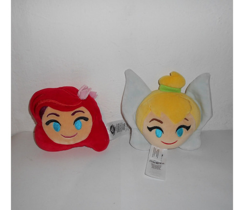 Peluches Ariel La Sirenita Tinkerbell Emoji De Disney 12 Cms