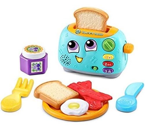 Leapfrog Yum-2-3 Tostadora, Color Verde Azulado