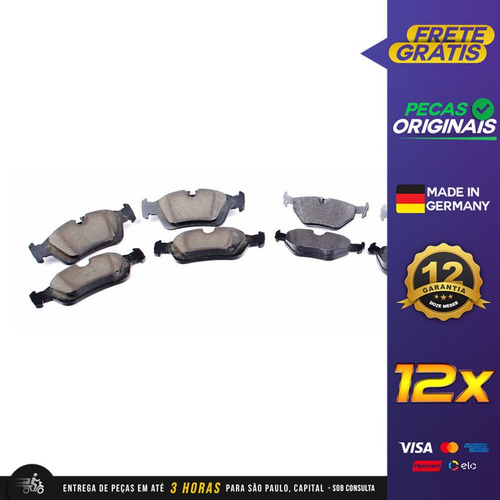 Conjunto Pastilha Bmw 323i 2.5 Sedan 1999-2001 Original