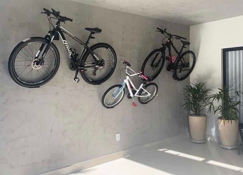 Imagem 9 de 10 de 3 Unidades De Suporte De Parede P 3 Bicicletas - Decora Bike