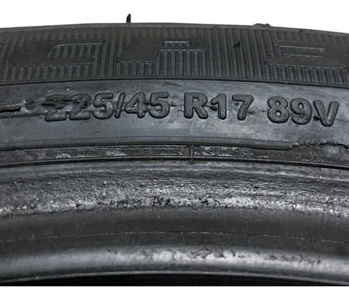 2 Pneus 225/45 R17 Remold C/ Inmetro E Garantia +bicos