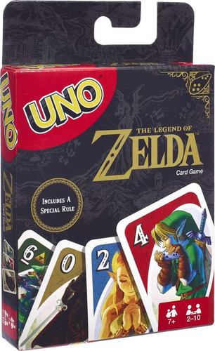 Juego De Cartas Uno The Legend Of Zelda Mattel Original