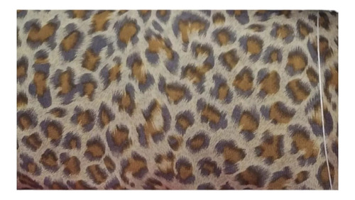 Tela Gasa Estampada Animal Print Leopardo 1,5 Mt De Ancho