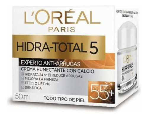 Crema L'oreal Hidra Total 5 +55 50ml