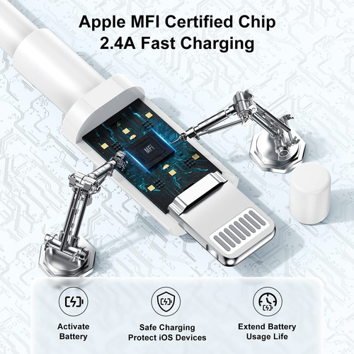 Cabo Carregador Susnwere Extra Long 5m Para iPhone [apple Mf