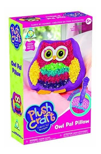 The Orb Factory Plushcraft Owl Pal Pillow - Juego De Manuali