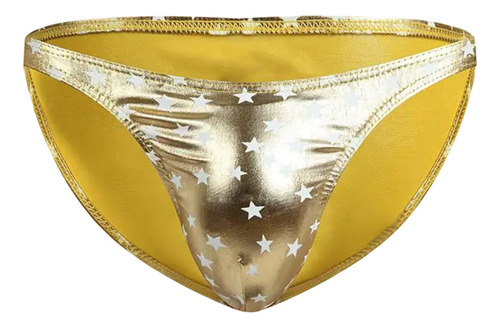 Calzoncillos De Cuero Estampados De Cintura Baja Para Hombre