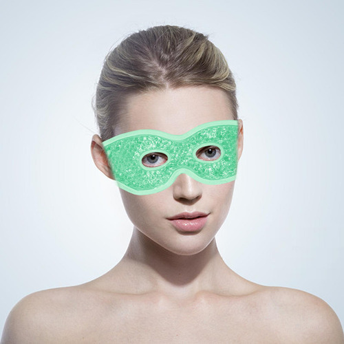 2 Máscara De Ojos De Enfriamiento Frío Máscara De Verde