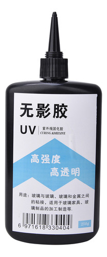 Pegamento Uv Transparente, Curado Ultravioleta, De Alta Resi