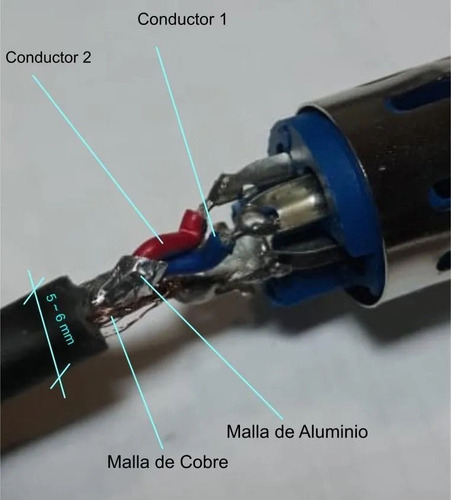 Imagen 4 de 9 de 2 Cables Para Micrófono Cannon-cannon 6 Metros Blindado