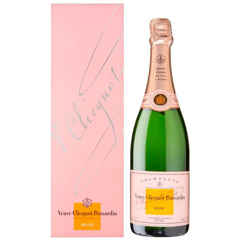 Champagne Veuve Clicquot Rose Design Box 750 Ml