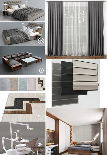 Biblioteca De Blocos 3d E Texturas Para Sketchup E Vray