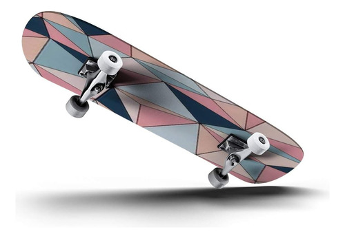 Patinetas Con Patrón De Triángulo Pastel Geométrico De Estil