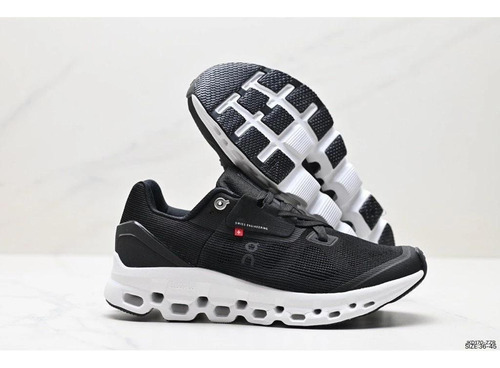 Tenis On Cloud Running Cloudstratus Mujer Negro Originales