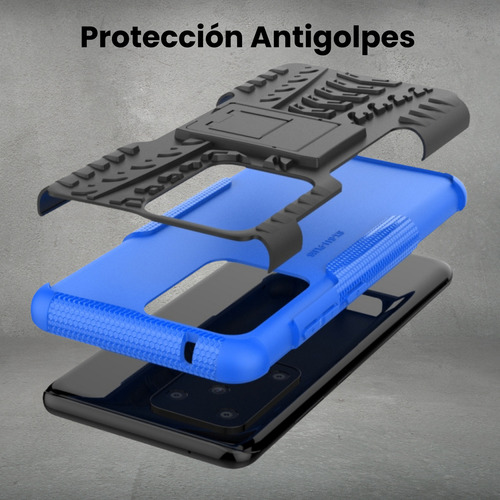 Funda Para Galaxy A50 Con Mica Varios Modelos Antigolpes Verde Claro Dazzle