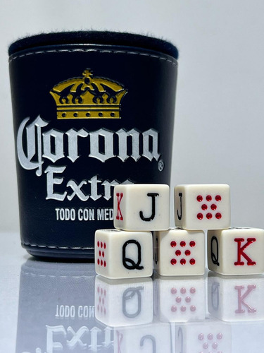 Domino Modelo Especial Baraja Española Cubilete Corona Extra