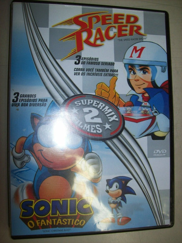 Dvd - Speed Racer / Sonic: O Fantástico - Nacional - Usado