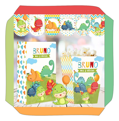 Kit Imprimible Bebe Dinosaurios Bebé Cumpleaños Decoracion