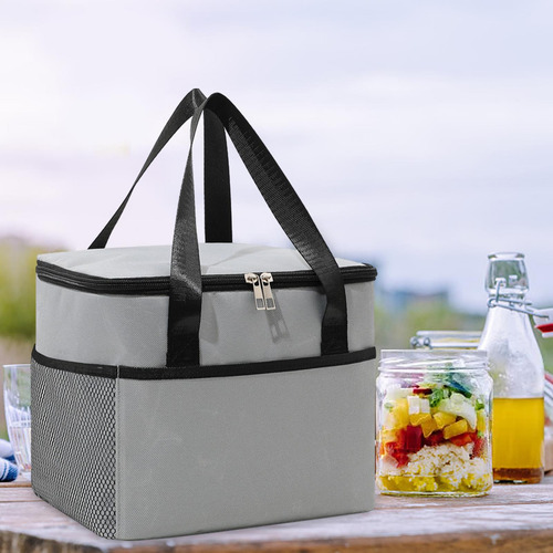 2 Paquete De 2-4 Bolsas Refrigeradoras Grandes Con 2 Piezas