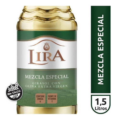 Aceite Lira Oliva Y Girasol 1,5 Lt