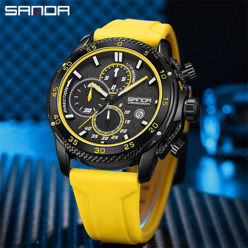 Reloj Sanda Man Luminous Chronograph Date Quartz 5314